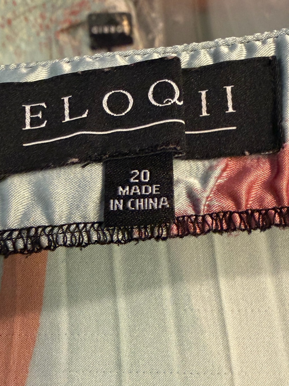 Eloquii size 20 Pleated Midi Skirt - Picture 3 of 5